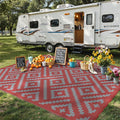 GENIMO Outdoor Rug for Patio Clearance, Lightweight Waterproof RV Camping Mat by GENIMO