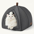 Bedsure Cat Beds for Indoor Cats - 2 in 1 Cat Cave House Tent for Kittens and by BEDSURE