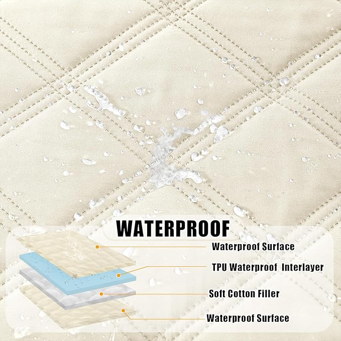 Smiry Waterproof Dog Bed Cover Blanket 40x80, Soft Reversible Pet Blanket - Image 2