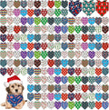 Aliceset 180 Pcs Christmas Dog Bandanas Bulk Christmas Bandanas by Aliceset