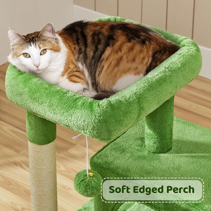 Yaheetech 36in Cat Tree for Indoor Cats, Cat Tower Cat Condo w/Extra Large Perch - Image 4