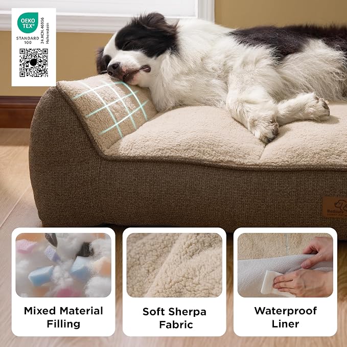 Bedsure SupportMax™ Orthopedic Dog Bed Medium Size Dog - Image 5