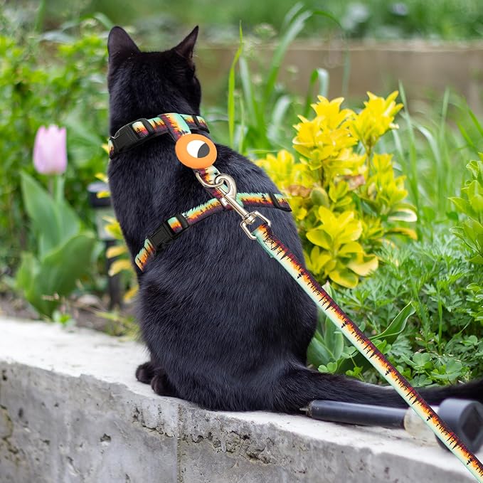 Cat Harness with Airtag Holder and Leash Set, Escape Proof Cat Harness - Image 7