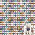Aliceset 180 Pcs Dog Bandana Bulk Stripe Bandanas by Aliceset