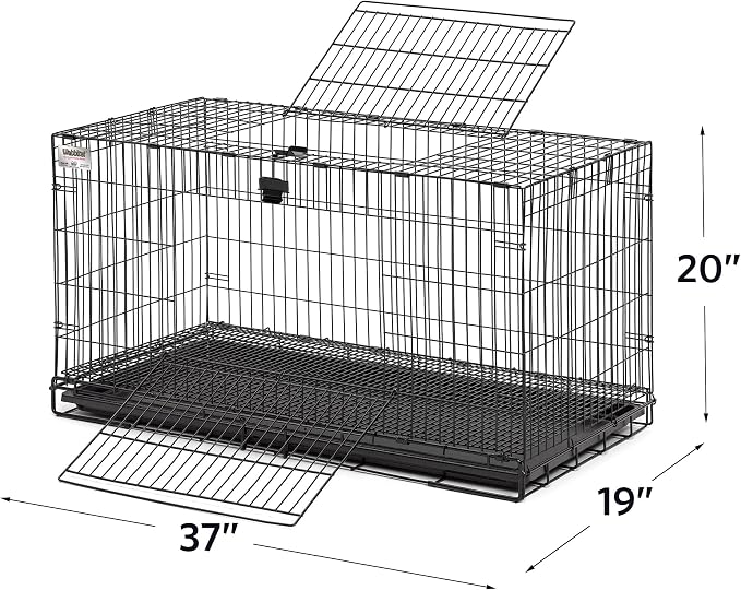 MidWest Homes for Pets Medium Wabbitat Rabbit Cage, Grid Mesh Floor, Removable - Image 3