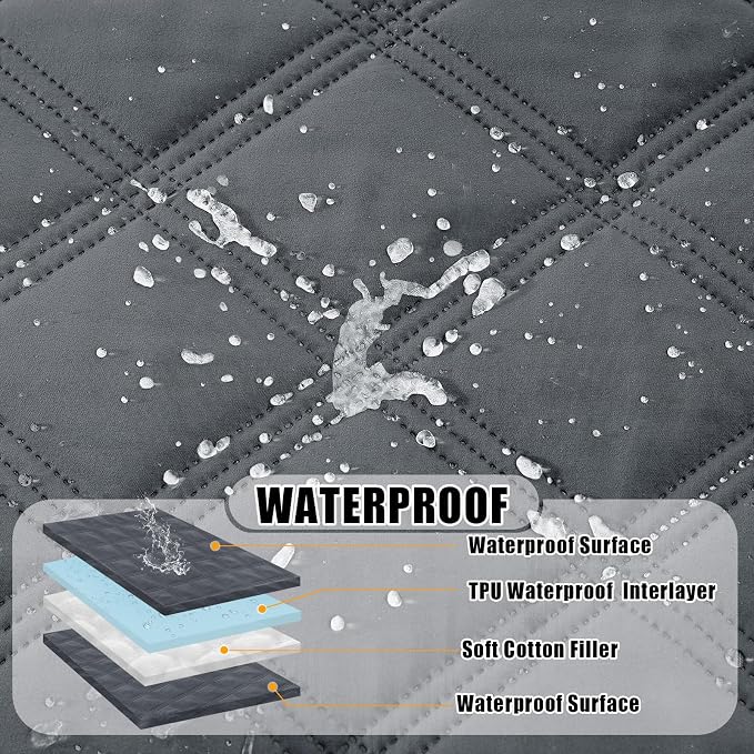 Smiry Waterproof Dog Bed Cover Blanket 40x50, Soft Reversible Pet Blanket - Image 2