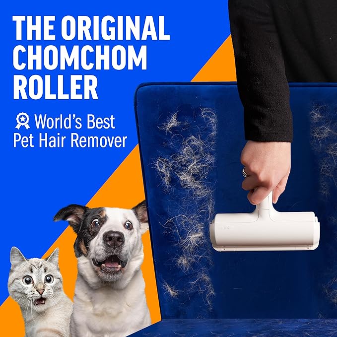ChomChom Roller Pet Hair Remover – Original Size Reusable Lint Roller - Image 2