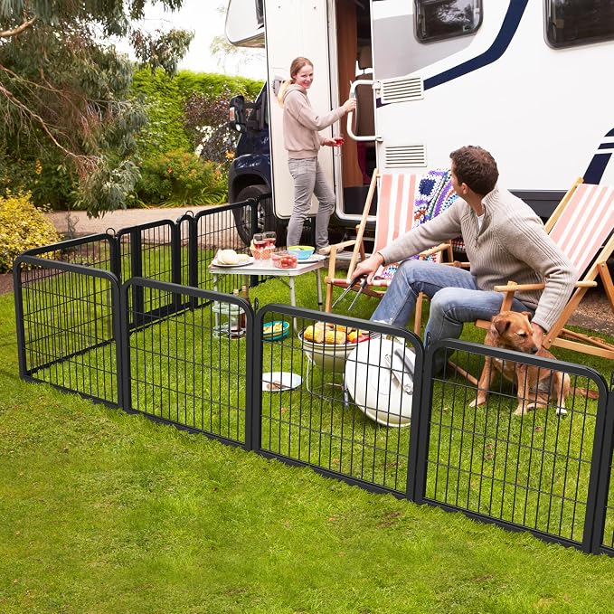 Yaheetech Dog Playpen, 24 inch 4 Panels Dog Pen - Image 4