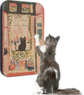 Art Cat Scratcher, Wall-Mountable Cat Scratching Board, Cat Wall Scratcher by LESISSMER