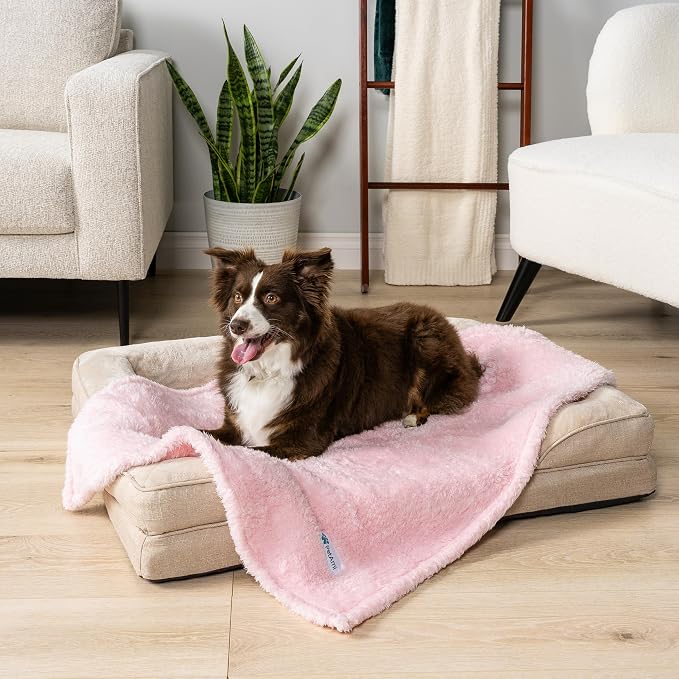 PetAmi Dog Blanket for Small Medium Dogs, Calming Pet Throw for Couch Sofa Bed - Image 2