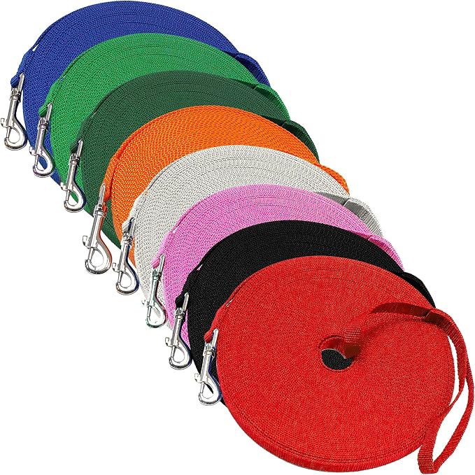 Long Dog Puppy Obedience Recall Training Agility Lead, Leash GREEN, or ORANGE - Image 2