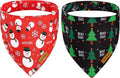 Christmas Dog Bandanas with Snap Button by THLOHDogBandanas