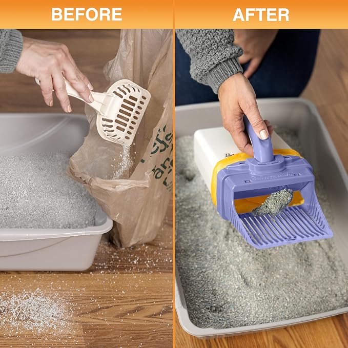 Neater Pet Brands Neater Scooper XL Cat Litter Scoop, 195 Refill Bags – - Image 8