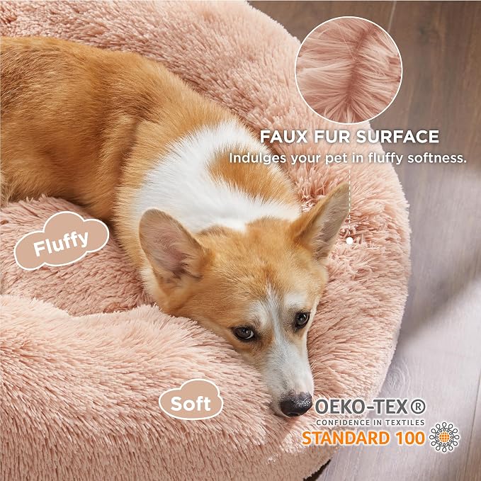 Bedsure Calming Dog Bed for Medium Dogs - Image 2