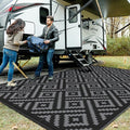 GENIMO Outdoor Rug for Patio Clearance, 10x14 Waterproof Large Mat, Reversible by GENIMO
