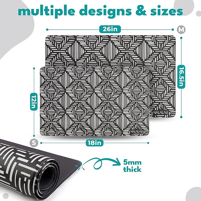 NALALAS Large Dog Mat for Food and Water, Cat Feeding Mat | Large Waterproof - Image 8