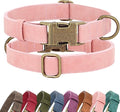 Didog Soft PU Leather Dog Collar, Stylish Quick Released Dog Collars by Didog
