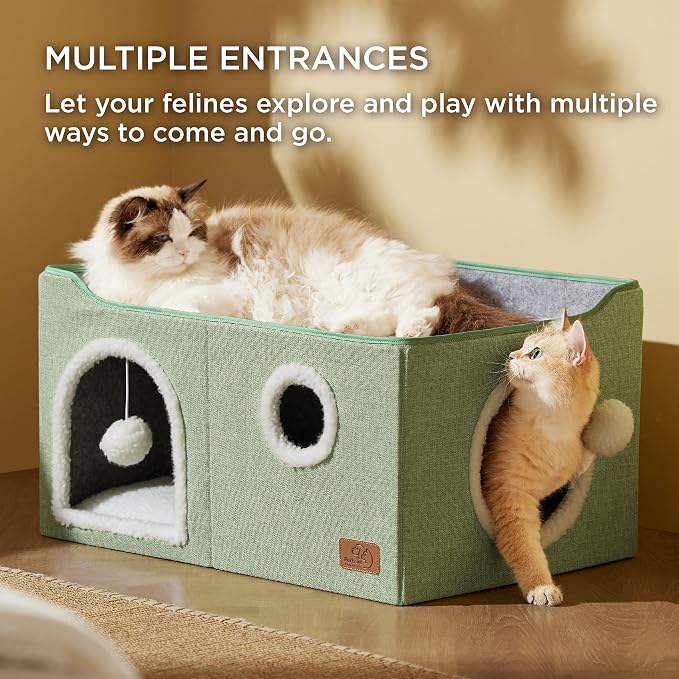Bedsure Large Cat Beds for Indoor Cats - Image 2