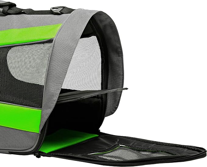 Pawer 18” x 11”x 11” Soft-Sided Foldable Airline Approved Pet Carrier - Image 8