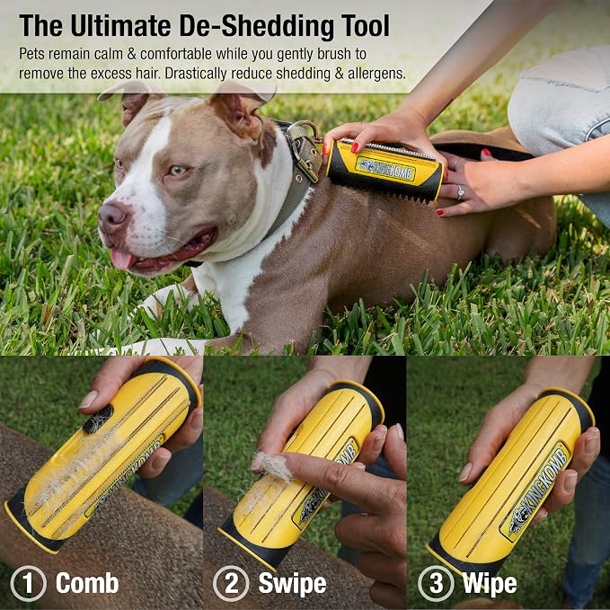 King Kanine Deshedding Dog Brush - Image 4