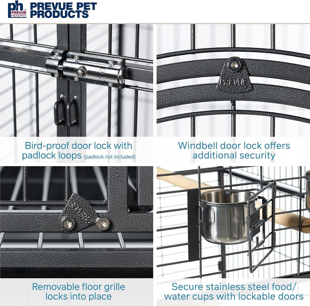 Prevue Pet Products Empire Bird Cage, 46" L x 36" W x 78 1/4" H - GlobalHabitat Supply