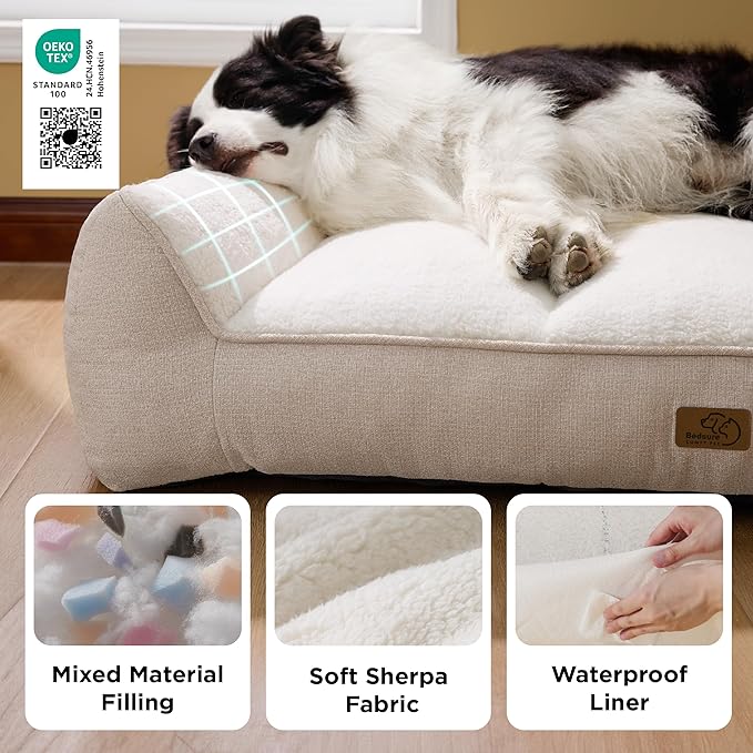 Bedsure SupportMax™ XL Orthopedic Dog Beds Large Sized Dog - Image 5