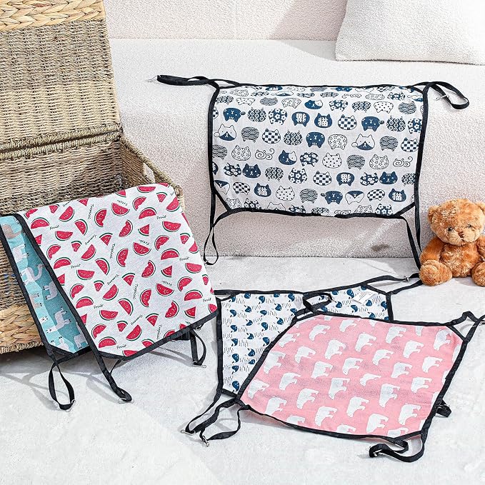 Shappy 5 Pcs Pet Hammock for Cage Hanging Pet Hammock Bed - Image 4