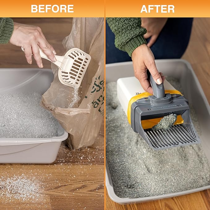 Neater Pet Brands Neater Scooper XL Cat Litter Scoop, 195 Refill Bags – - Image 8