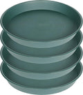 4 Pack of 14 inch Plant Saucer, Heavy Duty Round Plant Trays by Bleuhome