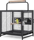 Yaheetech 25.5'' Wrought Iron Bird Travel Carrier Cage Parrot Cage by Yaheetech