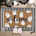 Tinideya 2 Pcs Door Mat Welcome Non Slip Coir Mats Floor Layering Doormats by Tinideya