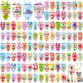 Sweetude 100 Pcs Spring Plaid Dog Bandanas Bulk by Sweetude