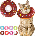 Cat Cone Collar Soft, Cute Cat Donut Collar After Surgery, Adjustable Kitten by Unknown