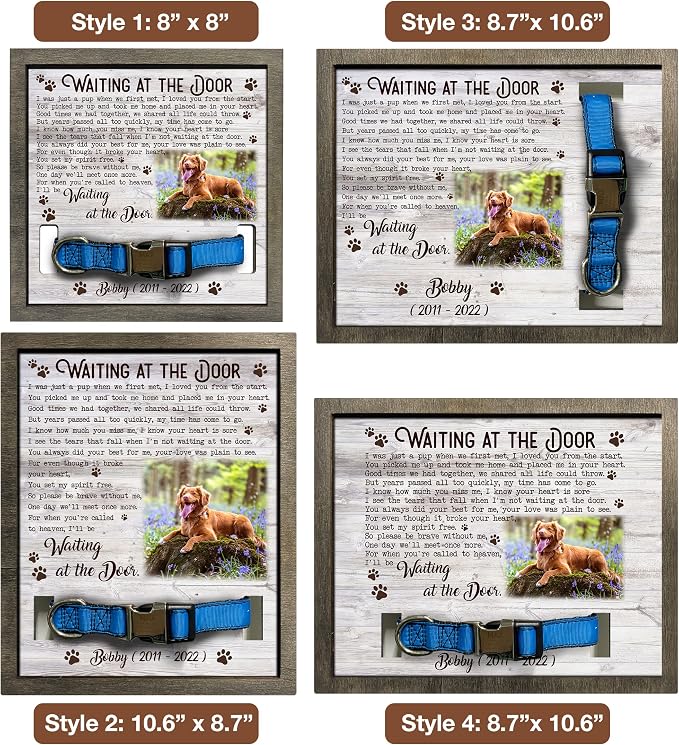 Customized Pet Memorial Picture Frame Dog Picture Loss Gift - Image 4