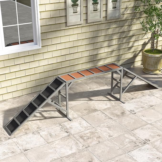 PawHut Wooden Dog Agility Equipment - Image 6