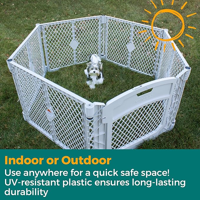 MyPet North States Petyard Plus: 5.5 Ft. Wide Folding Dog Playpen Indoor or - Image 7