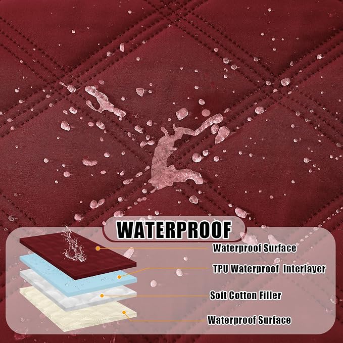 Smiry Waterproof Dog Bed Cover Blanket 30x53, Soft Reversible Pet Blanket - Image 2