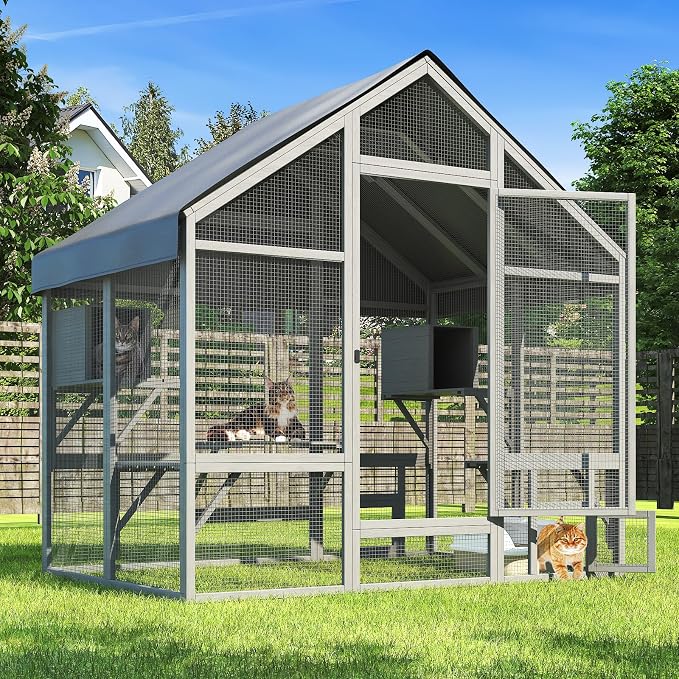 Cat Catio - Large Outdoor Catio Enclosure by TIMHAKA