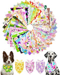 PET SHOW 50 Pack Easter Dog Bandanas Bulk by PETSHOW