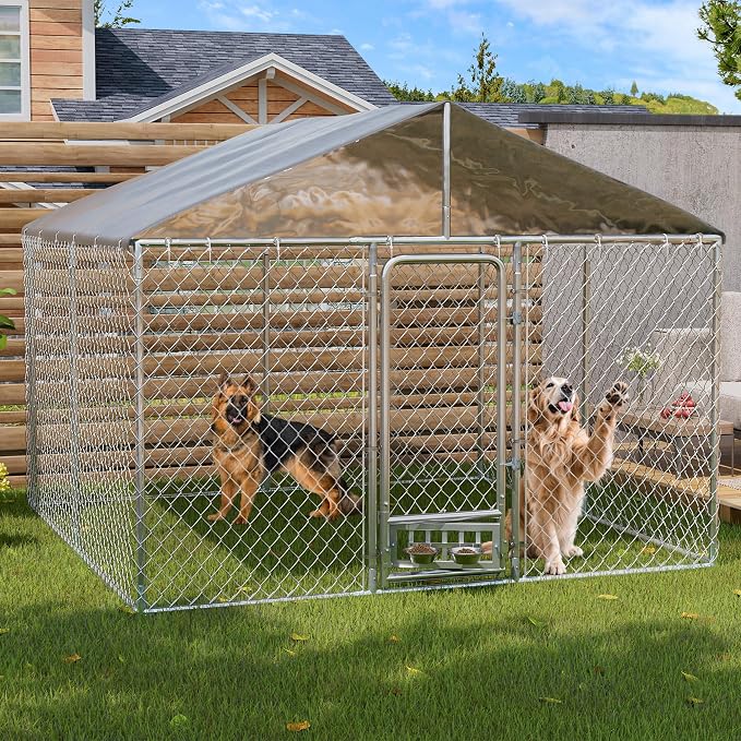 10×10×7 FT Outdoor Dog Kennel - Image 9