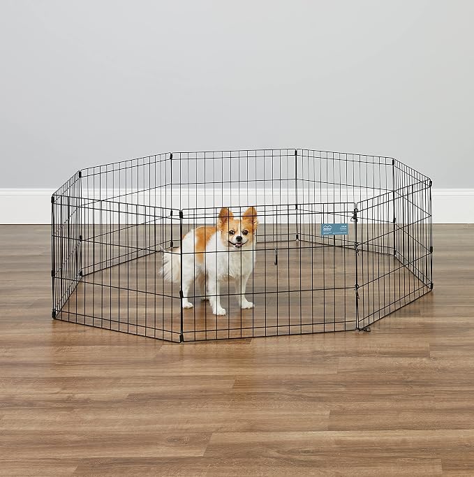 MidWest Homes for Pets Folding Metal Puppy / Dog Exercise Pen, Indoor/Outdoor - Image 3