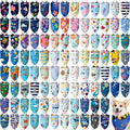 100 Pcs Ocean Dog Bandanas Bulk Pet Bibs Colorful Triangle Pet Ocean Scarf by Huhumy