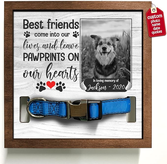 Customized Pet Sympathy Gifts Deceased Pet Picture Frame Losing A Dog Home Wall by Bfigift