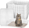 Zubebe 50 Pack Disposable Cat Litter Box by Zubebe
