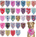 30 Pcs Paisley Dog Bandanas Bulk 33 Inche XL Stitch Dogs Bandanas Polyester by Bestwishforyou