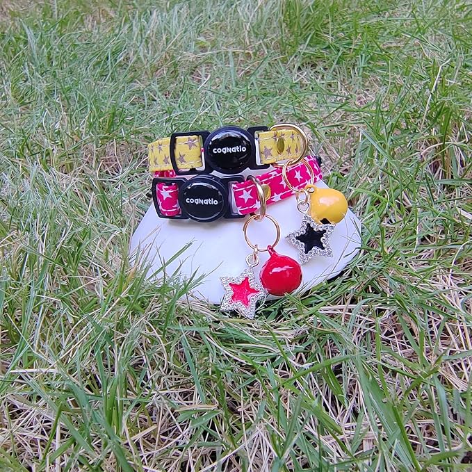 2 Pack Cotton Breakaway cat Collars - Image 5