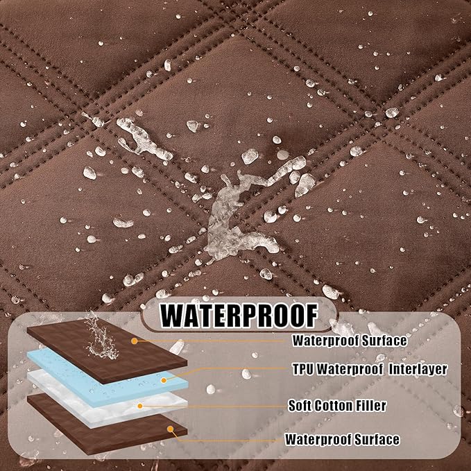 Smiry Waterproof Dog Bed Cover Blanket 30x70, Soft Reversible Pet Blanket - Image 2