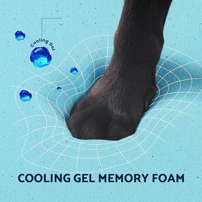 Large Cooling Dog Bed, Waterproof Pet Bed - Image 3