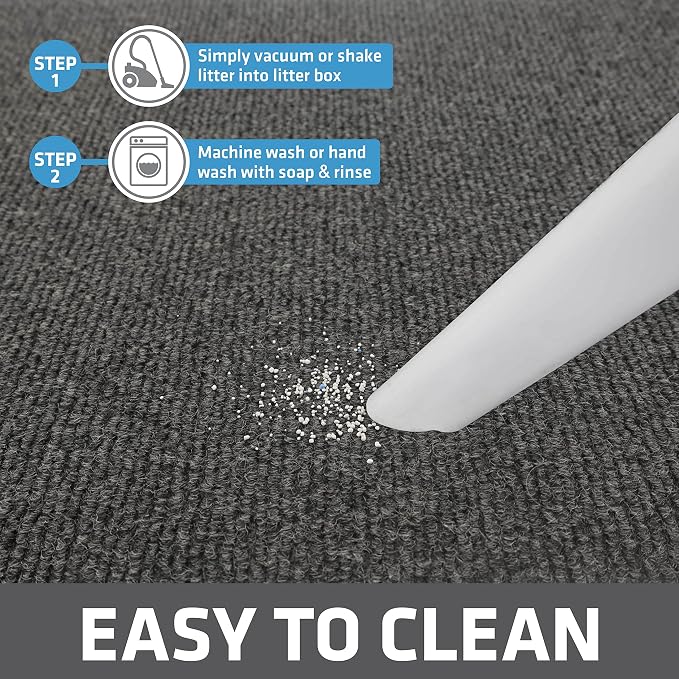 Drymate Cat Litter Box Mat, Litter Trapping Mat, Waterproof, Urine-Proof - Image 5