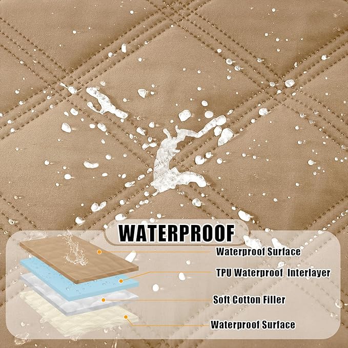 Smiry Waterproof Dog Bed Cover Blanket 40x50, Soft Reversible Pet Blanket - Image 2